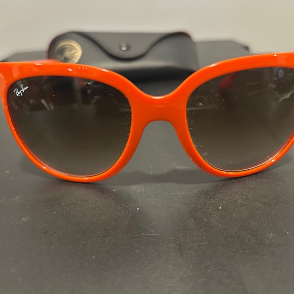 Ray-Ban Orange Cat-Eye Sunglasses - Picture 9 of 10